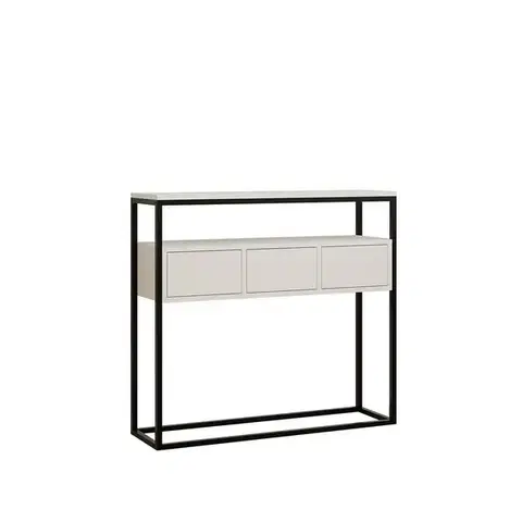 Konferenčné stolíky Odkladací stolík Guarda White and Black