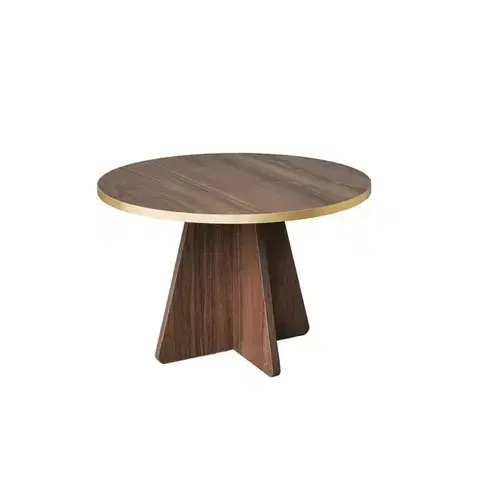 Konferenčné stolíky Konferenčný stolík Mushroom Gold and Walnut