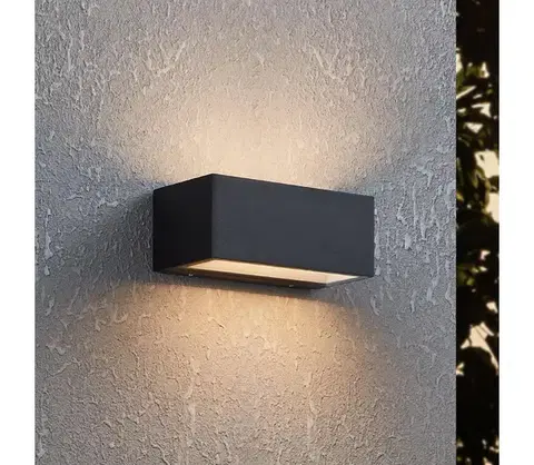 LED osvetlenie Eglo 900885 - LED Vonkajšie nástenné svietidlo SPONGANO 2xLED/5W/230V IP65 900885