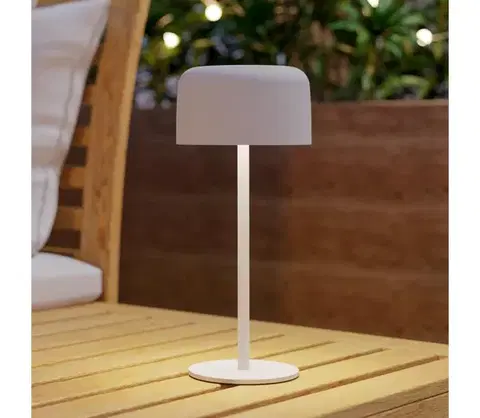 Lampy Eglo 901892 - LED solárna stolná lampa ROCCANOVA LED/2,8W/3,7V IP44 biela 901892