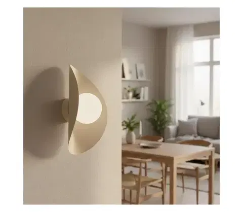 Svietidlá EMIBIG Nástenné svietidlo FIERO 1xG9/8W/230V béžové 1525/K1