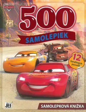 Nalepovačky, vystrihovačky, skladačky Autá - 500 Samolepiek