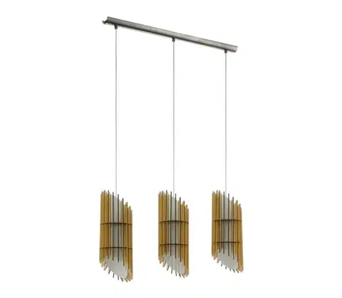 Svietidlá Eglo 33549 - Luster na lanku AGREDA 3xE27/40W/230V 33549