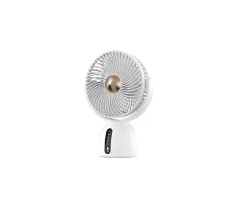 Ventilátory Eurolamp Nabíjací stolový látor 5W/5V 1200 mAh biely 300-20535