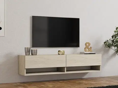 TV stolíky GRASS závesný TV stolík, traventine