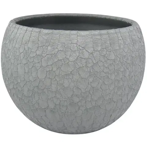 Záhrada Obal guľa Lizard 12 cm grafit