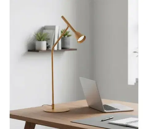 Lampy Ideal Lux - LED Stmievateľná stolná lampa DIESIS LED/6,5W/230V CRI 90 zlatá 291109