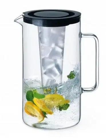 Dekoratívne vázy SIMAX Džbán sklenený s vekom 2,5l, so zásobníkom na ľad, so sitkom