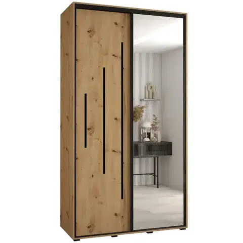 Šatníkové skrine Skriňa 45 Canaris 13 140 artisan/čierna