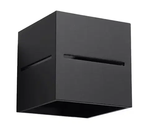 Svietidlá  Nástenné svietidlo LOBO 1xG9/40W/230V čierna SL.0204