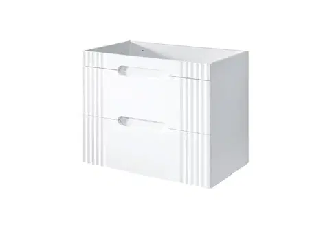 Skrinky do kúpeľne ArtCom Skrinka pod umývadlo FIJI White 82-80 | 80 cm | malé poškodenie