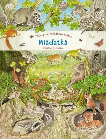 Leporelá, krabičky, puzzle knihy Moja prvá obrázková knižka - Mláďatká - Christine Henkelová