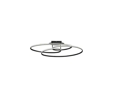 Svietidlá JUST LIGHT. 15321-18 - LED Stropné svietidlo LUMACA LED/33W/230V čierna 15321-18