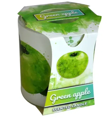 Sviečky ADMIT - Sviečka v skle Green Apple