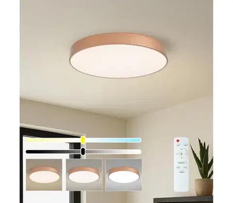 Svietidlá BRILAGI - stmievateľné LED stropné svietidlo POOL LED/60W/230V, priemer 60 cm, bronzové +DO BRI1051