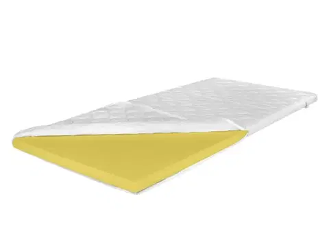 Vrchné matrace a toppery KONDELA Bambi Typ 5 140 penový matrac (topper) 140x200 cm biela