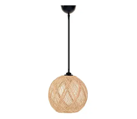 Svietidlá  Luster na lanku JUTE 1xE27/60W/230V béžová 390FLH1575