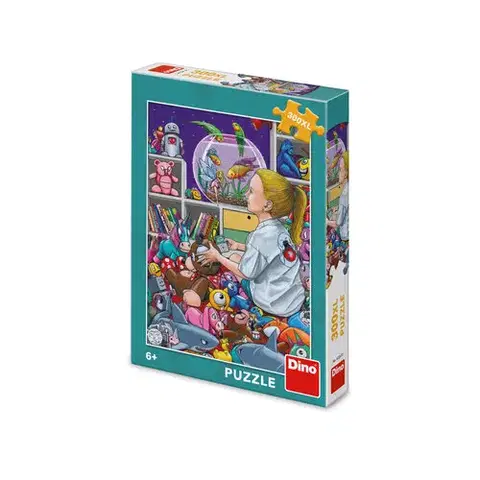 XL dieliky Dino Toys Puzzle Pre Anežku 300 XL Dino