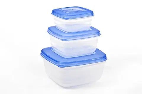 Dózy na potraviny PLETATEX - Sada dóz 3D /0,35x0,78x1,7l