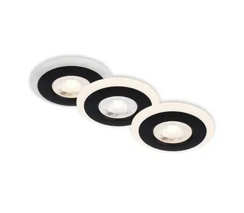 Svietidlá Briloner 7039-035 - SADA 3x LED Kúpeľňové podhľadové svietidlo LED/5W/230V IP44 7039-035
