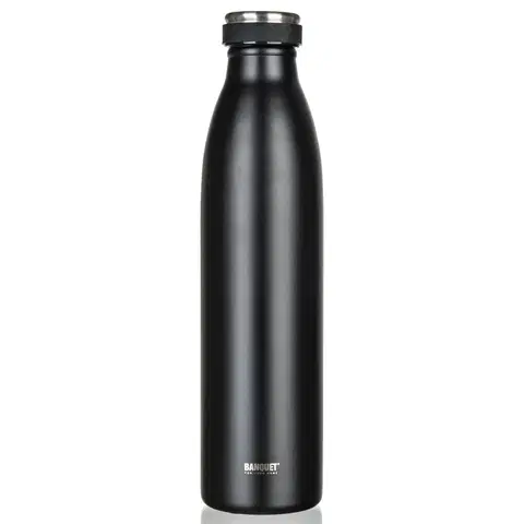 Termosky a termohrnčeky Banquet Termoska nehrdzavejúca SANS 750 ml, čiernačierna
