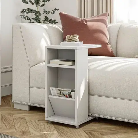Konferenčné stolíky Príručný stolík / Odkladací stolík Filinta - White