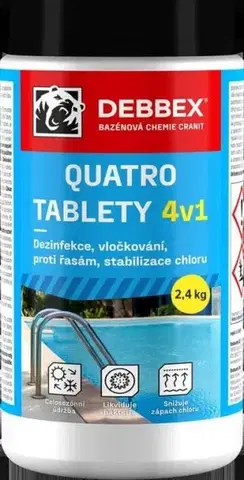 Bazénová chémia Kinekus Chémia bazénová, Cranit Quatro, tablety 2,4kg