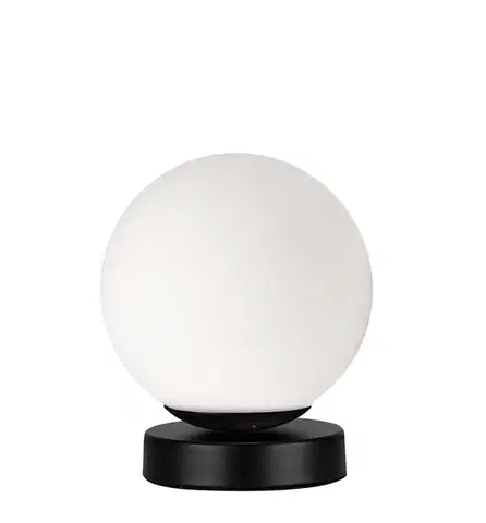 Stolové lampy Stolová lampa Calari 1x40W E27 čierna s bielym tienidlom, štýlová klasická nočná lampa do obývačky, spálne, pracovne