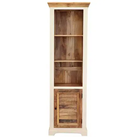 Obývačka Knižnica Agni 60x190x45 indický masív mango