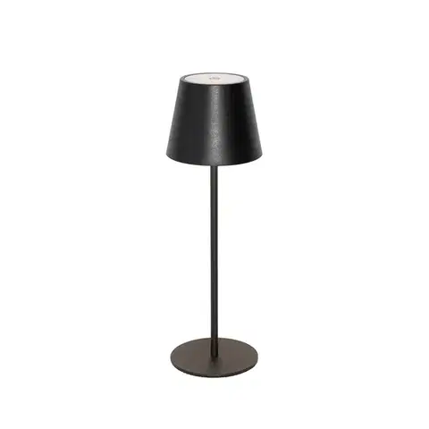 Lampy Stolná lampa čierna vrátane stmievateľnej a nabíjateľnej LED IP54 - Murdock