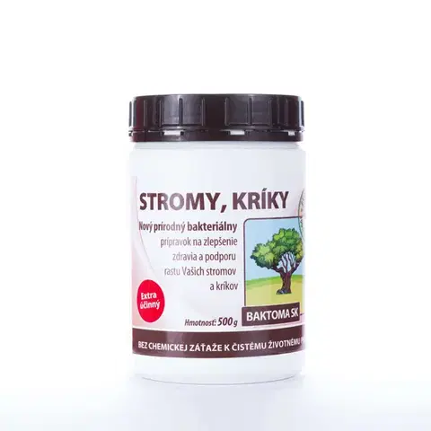 Pestovanie rastlín Baktérie pre zdravé stromy a kríky - Baktoma SK 0,5kg Baktoma AK: 0,5 kg