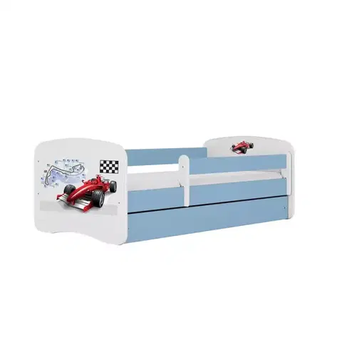 Postele pre dievčatá Detská Posteľ. Babydreams+Sz+M modrá 80x160 Formula