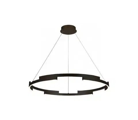 Svietidlá Redo 01-3176 - LED Stmievateľný luster na lanku CASTLE LED/45W/230V čierna 01-3176