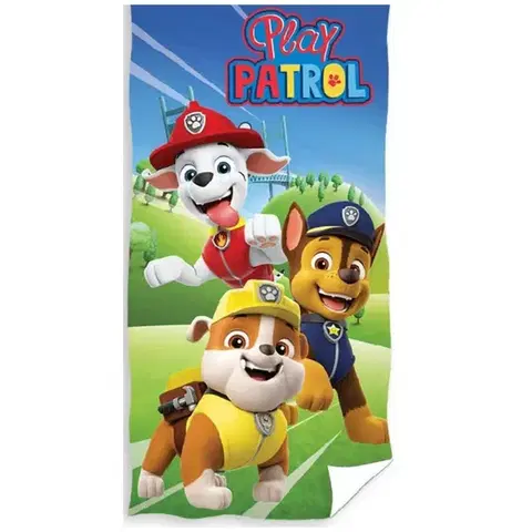 Osušky pre bábätká Detská osuška PAW PATROL team 70X140cm Setino Tiahome