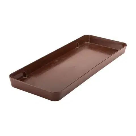 Kvetináče a truhlíky Kinekus Miska pod truhlík 40 cm, hnedá
