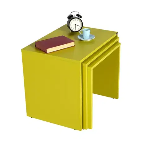 Konferenčné stolíky Odkladací stolík SHP Green, 3 ks