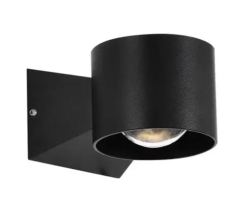 LED osvetlenie  LED Vonkajšie nástenné svietidlo LED/5W/230V 3000K IP65 čierna 10445