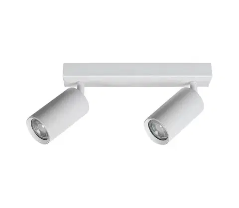 Svietidlá Rabalux 2082 - Stropné bodové svietidlo SOLO 2xGU10/25W/230V biela 2082