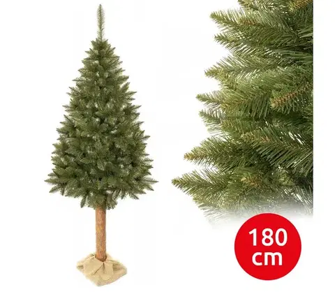 Vianočné dekorácie  Vianočný stromček na kmeni 180 cm smrek EL-SNP180