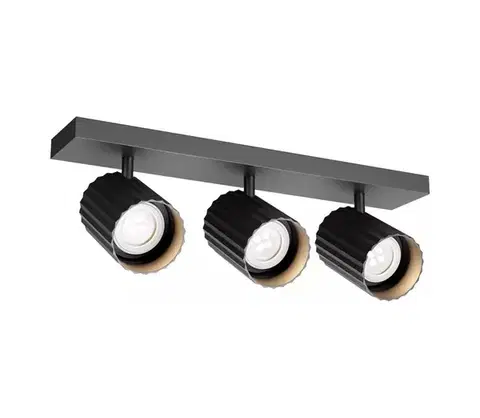 Svietidlá Redo 01-3406 - Bodové svietidlo DELPHI 3xGU10/7W/230V čierne 01-3406