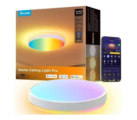 Svietidlá Govee - LED RGBIC Stmievateľné stropné svietidlo LED/49W/230V 2700-6500K Wi-Fi H60A6C01