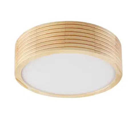 Svietidlá  Stropné svietidlo NATURAL MODERN 1xE27/15W/230V pr. 27,5 cm borovica LD-PD-6.1/R/SOSNA