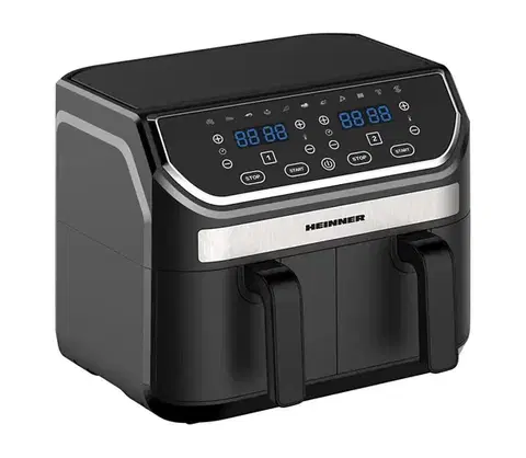 Predlžovacie káble Heinner HAF-KDB1700BK - Duálna teplovzdušná fritéza 8,5 l 1700W/230V čierna HAF-KDB1700BK