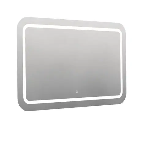 Kúpeľňové zrkadlá Naturel - Zaoblené zrkadlo 120x70 cm s LED osvetlením, vykurovacia fólia, senzor s nastaviteľnou teplotou 2700-6500K, IP44 ZIL12070KTLEDS ZIL12070KTLEDS