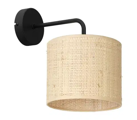 Svietidlá  Nástenná lampa RATTAN 1xE27/60W/230V ratan 5273