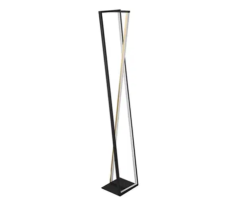 Lampy Trio - stmievateľná LED stojacia lampa EDGE LED/26W/230V 2300/3000/4000K čierna 426810132