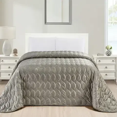 Prehozy na posteľ Prehoz Liana RQ-220 220x250 cm čokoládový