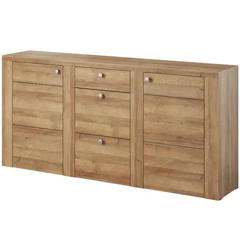 Komody do spálne Komoda Larona 2D3S dub riviera svetlé 25