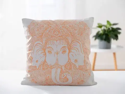 Dekoračné obliečky MKLozkoviny.sk Obliečka na vankúš mikroplyš 45 × 45 cm - Buddha 9-  -