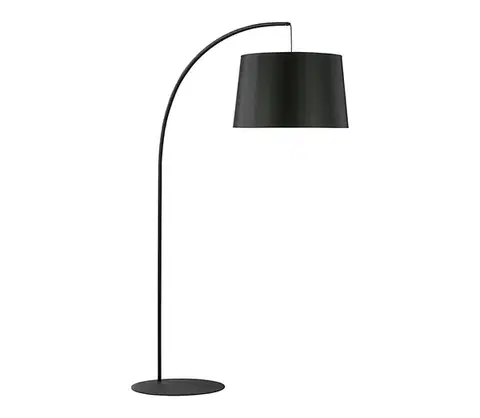 Lampy  Stojacia lampa HANG 1xE27/25W/230V čierna 5077